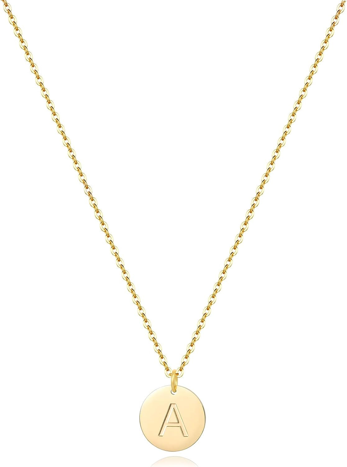 Gold-Tone Initial A Pendant Necklace